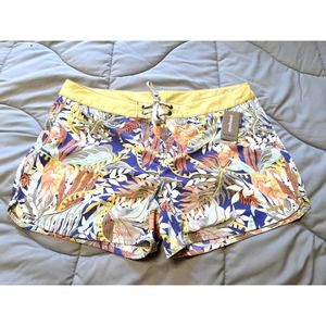 Patagonia Wavefarer Boardshorts Jurassic Ferns Violet Blue 5" Size 12